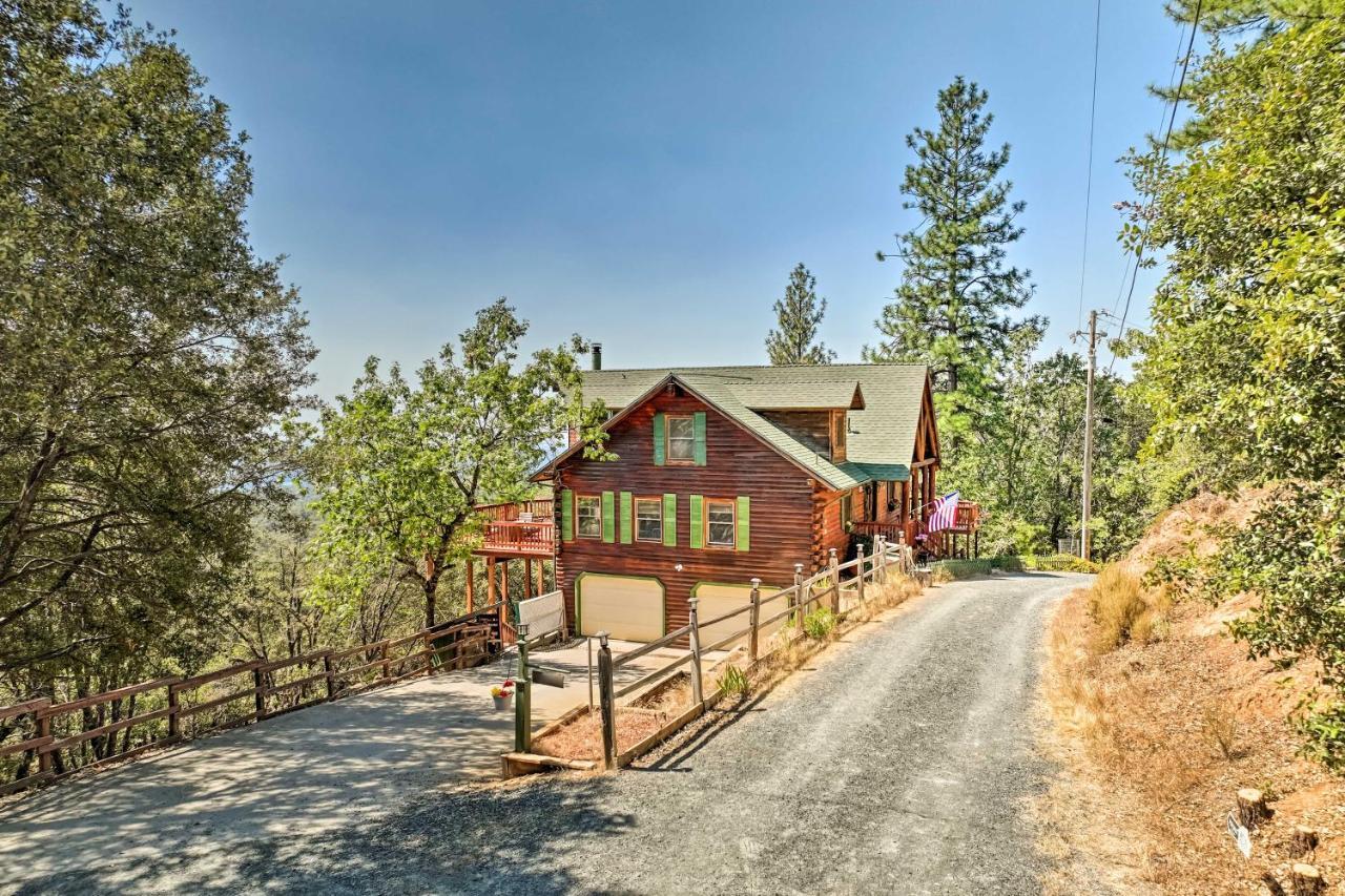 Stunning Log Cabin With Great Views, Firepit, Deck Near Twain Hart Sonora Exterior photo