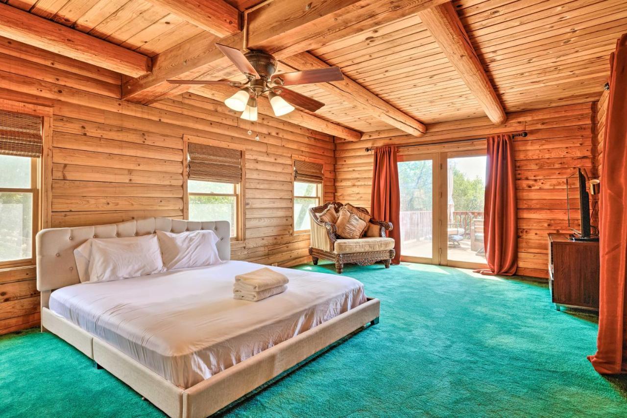 Stunning Log Cabin With Great Views, Firepit, Deck Near Twain Hart Sonora Exterior photo