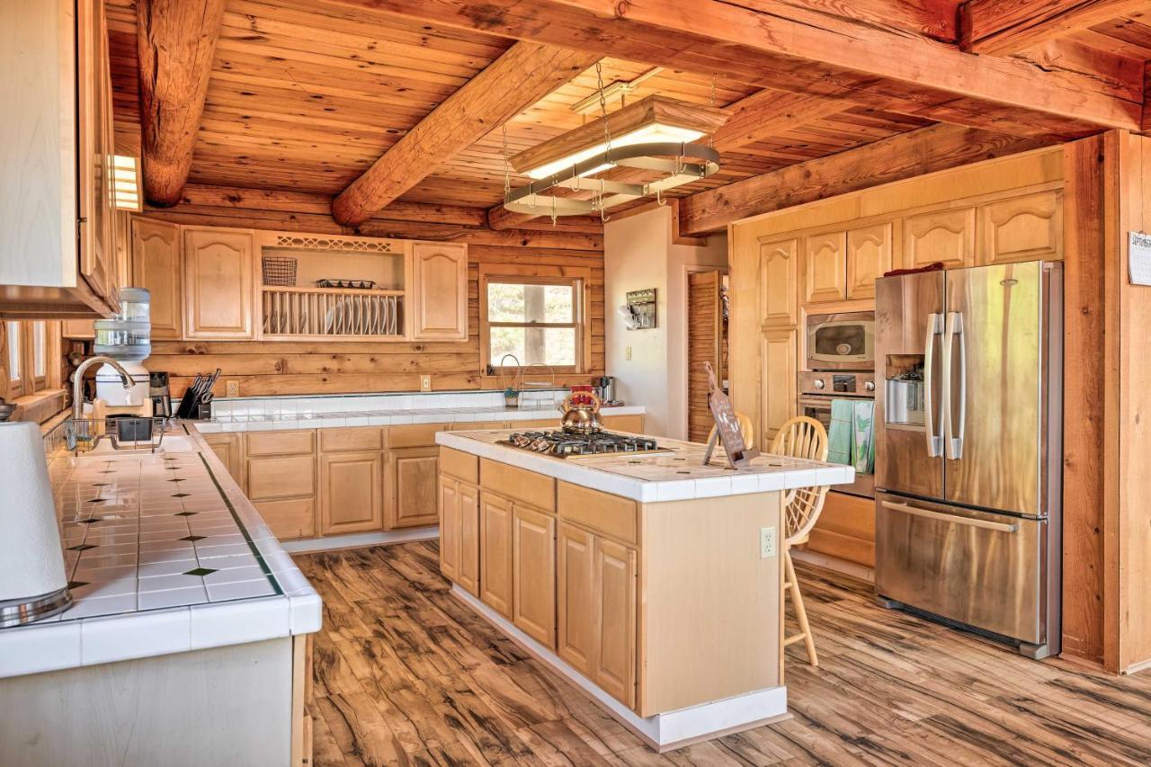 Stunning Log Cabin With Great Views, Firepit, Deck Near Twain Hart Sonora Exterior photo