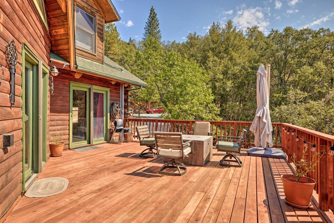 Stunning Log Cabin With Great Views, Firepit, Deck Near Twain Hart Sonora Exterior photo