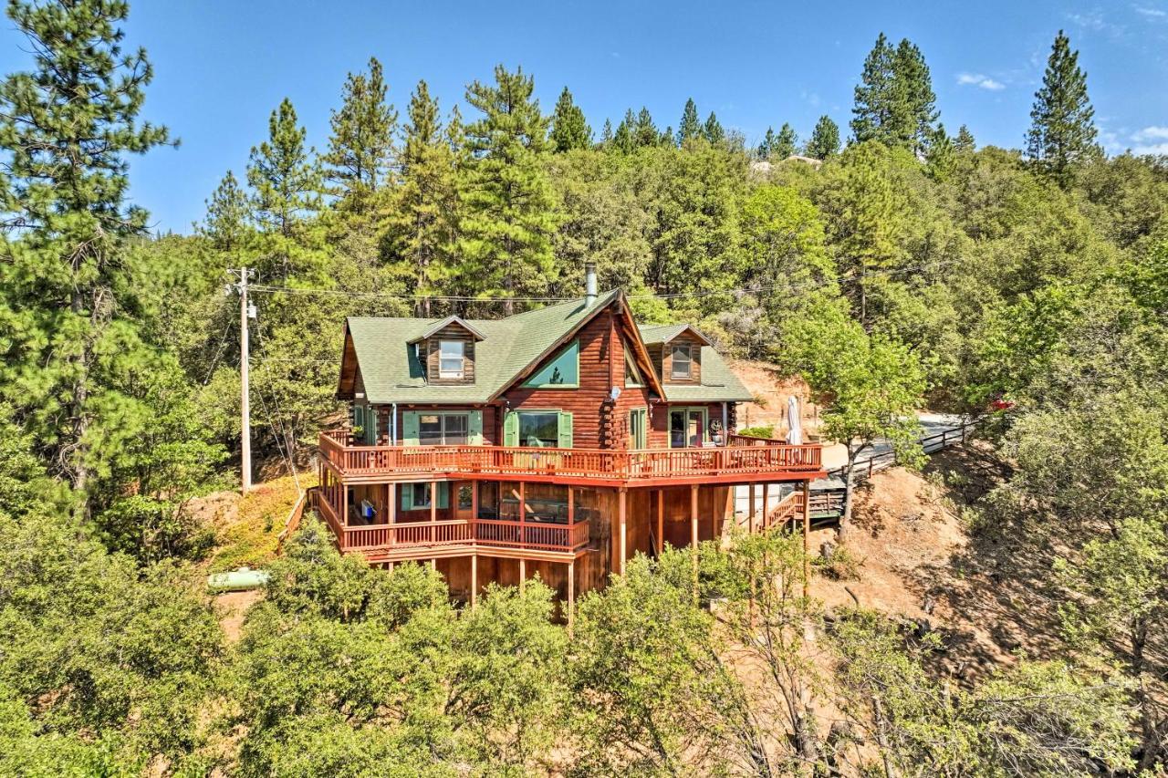 Stunning Log Cabin With Great Views, Firepit, Deck Near Twain Hart Sonora Exterior photo
