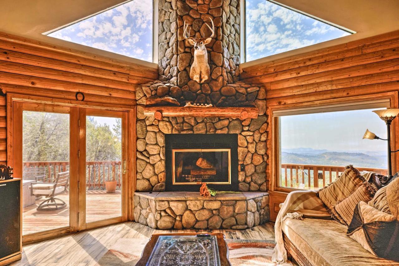 Stunning Log Cabin With Great Views, Firepit, Deck Near Twain Hart Sonora Exterior photo
